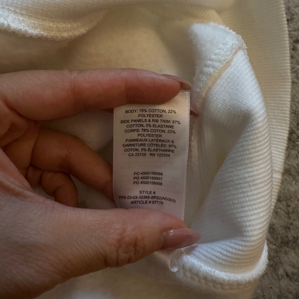 ARITZIA Tennis Club Sweatfleece Boyfriend Crew Sweatshirt - Picture 9 of 12